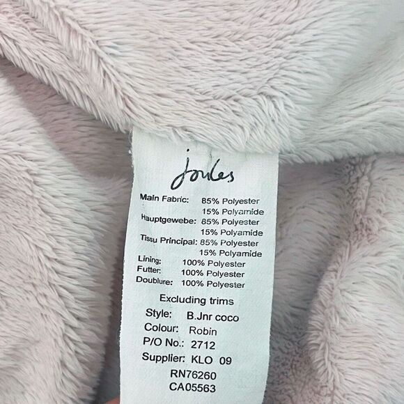 Girls' Joules Outerwear Vest Size XS 2-3 Years Red Cozy Fur Soft - Picture 3 of 5